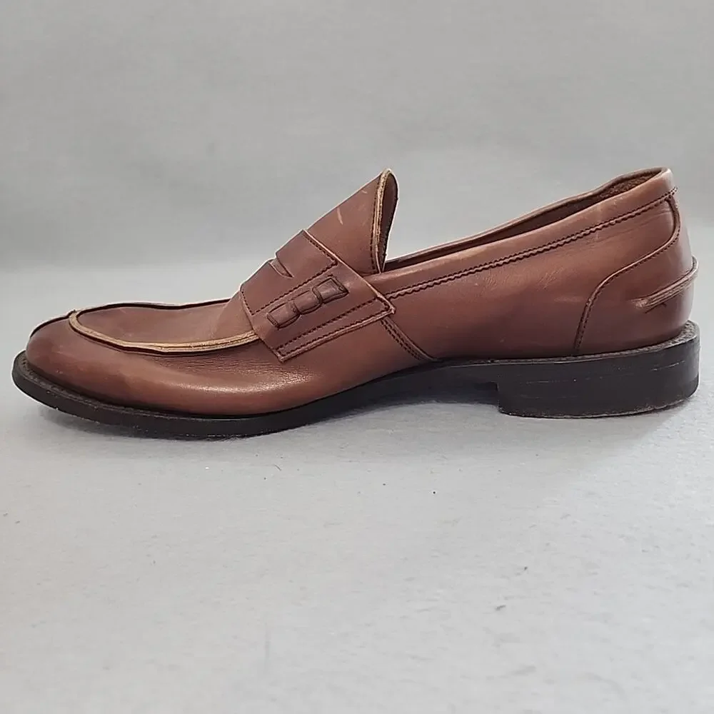 Trickers Tan Mens Penny Loafers Shoes UK 12-5 US 13‎ EU 47 Split Toe England
